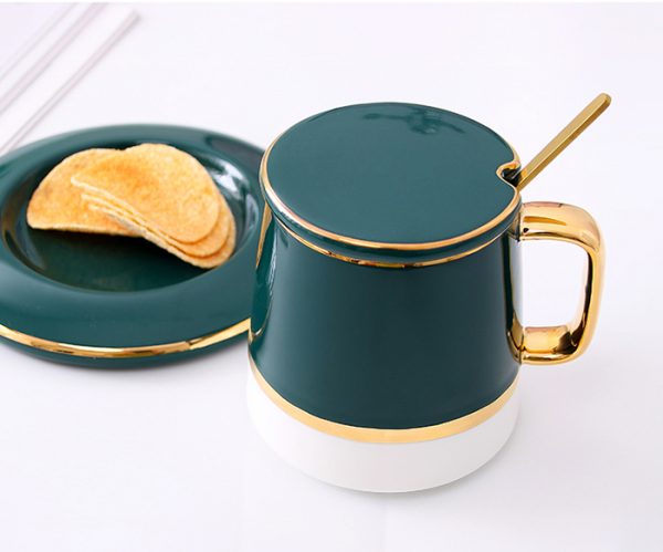 Bộ tách trà cà phê gốm sứ Kalandi cao cấp hộp quà tặng sang trọng